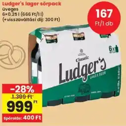 Interspar Ludger's lager sörpack ajánlat