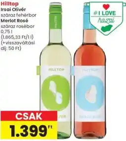 Interspar Hilltop Irsai Olivér / Merlot Rosé ajánlat