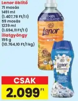 Interspar Lenor öblítő / illatgyöngy ajánlat