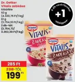 Interspar Dr. Oetker Vitalis zabkása ajánlat
