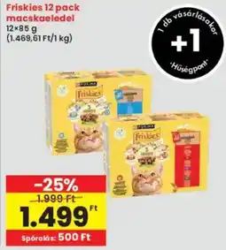 Interspar Friskies 12 pack macskaeledel ajánlat