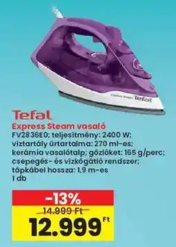Interspar Tefal Express Steam vasaló FV2836E0 ajánlat