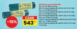 Interspar SPAR Öko szemeteszsák ajánlat