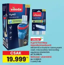 Interspar Vileda H₂pro Flat Mop laposfelmosószett ajánlat