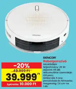 Interspar SENCOR Robotporszívó SRV4150WH ajánlat