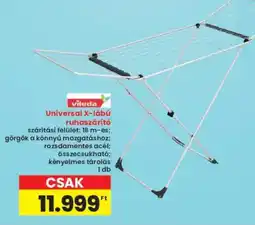 Interspar Vileda Universal X-lábú ruhaszárító ajánlat