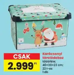 Interspar Karácsonyi tárolódoboz ajánlat