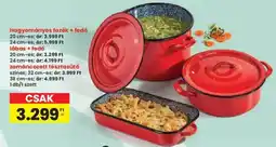 Interspar Hagyományos lábas + fedő ajánlat