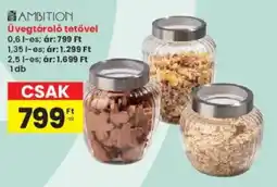 Interspar AMBITION Üvegtároló tetővel ajánlat