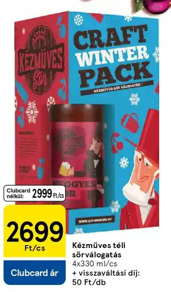 Kézműves téli sörválogatás