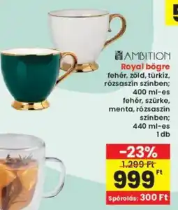 Interspar AMBITION Royal bögre ajánlat