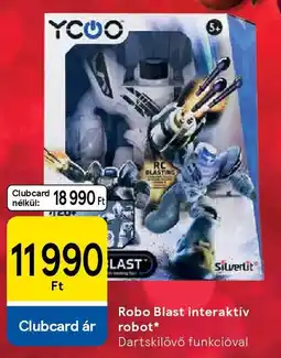 Tesco Robo Blast interaktív robot ajánlat