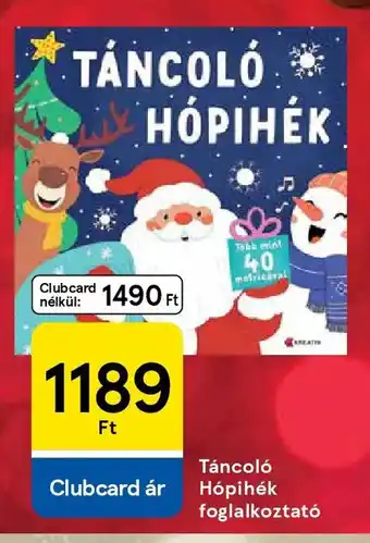 Tesco Táncoló Hópihék foglalkoztató ajánlat