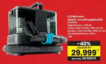 Interspar CLEANmaxx kárpit- és szőnyegtisztító DS16382 ajánlat