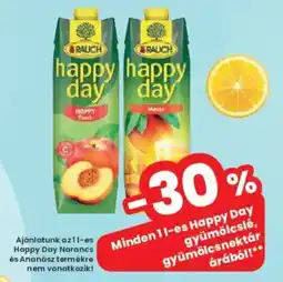 Interspar Happy Day gyümölcslé, gyümölcsnektár ajánlat