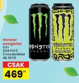 Interspar Monster energiaital ajánlat