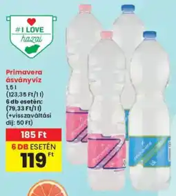 Interspar Primavera ásványvíz ajánlat