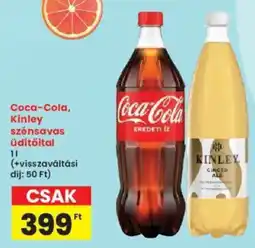 Interspar Coca-Cola, Kinley szénsavas Üdítőital ajánlat