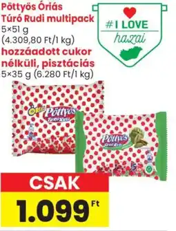 Spar Market Pöttyös Óriás Túró Rudi multipack ajánlat