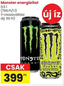 Spar Market Monster energiaital ajánlat
