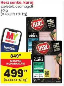 Spar Market Herz sonka, karaj ajánlat