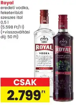 Spar Market Royal eredeti vodka ajánlat
