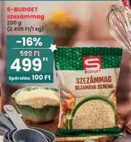 Interspar S-BUDGET szezámmag ajánlat