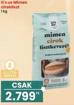 Interspar It's us Mimen cirokliszt ajánlat