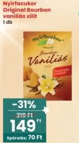 Interspar Nyírfacukor Original Bourbon vaníliás xilit ajánlat
