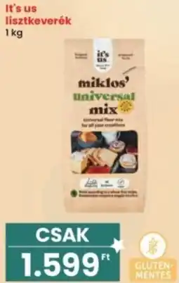 Interspar It's us lisztkeverék ajánlat