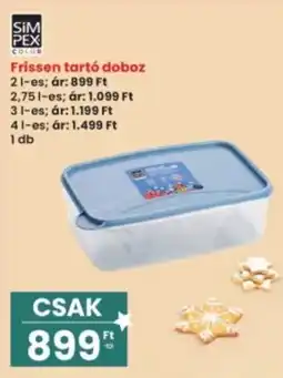 Interspar SIM PEX Frissen tartó doboz ajánlat
