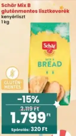 Interspar Schär Mix B gluténmentes lisztkeverék ajánlat
