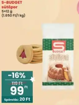 Interspar S-BUDGET sütőpor ajánlat