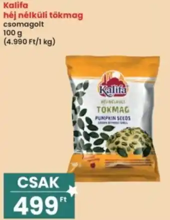 Interspar Kalifa héj nélküli tökmag ajánlat