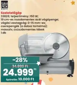 Interspar SiM PEX BASIC Szeletelőgép 33826 ajánlat