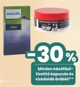 Interspar Kávéfőző- tisztító kapszula és vízkőoldó ajánlat