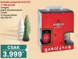 Interspar Estrella sörpack + pohár ajánlat