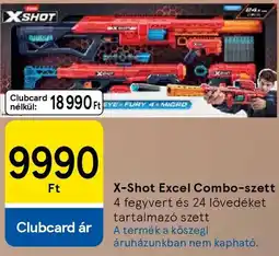 Tesco X-Shot Excel Combo-szett ajánlat