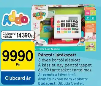 Tesco Addo Pénztár játékszett ajánlat
