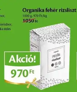 EcoFamily Organika fehér rizsliszt ajánlat
