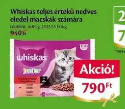 EcoFamily Whiskas teljes értékű nedves eledel macskák számára ajánlat