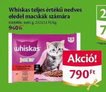 EcoFamily Whiskas teljes értékű nedves eledel macskák számára ajánlat