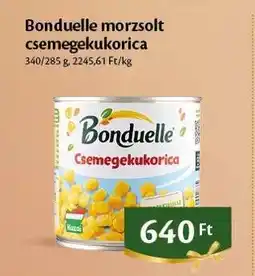 EcoFamily Bonduelle morzsolt csemegekukorica ajánlat