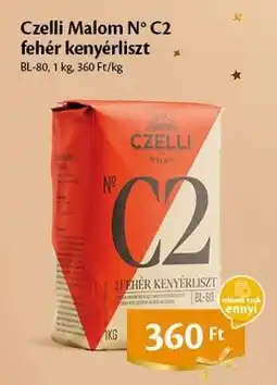 EcoFamily Czelli Malom N° C2 fehér kenyérliszt ajánlat