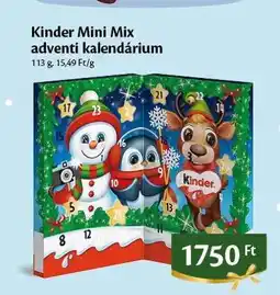 EcoFamily Kinder Mini Mix adventi kalendárium ajánlat