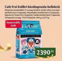 EcoFamily Cafe Frei Kolibri kávékapszula-kollekció ajánlat