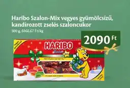 EcoFamily Haribo Szalon-Mix vegyes gyümölcsízű, kandírozott zselés szaloncukor ajánlat