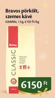 EcoFamily Bravos pörkölt szemes kávé ajánlat