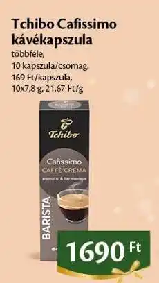 EcoFamily Tchibo Cafissimo Kávékapszula ajánlat