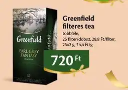 EcoFamily Greenfield filteres tea ajánlat